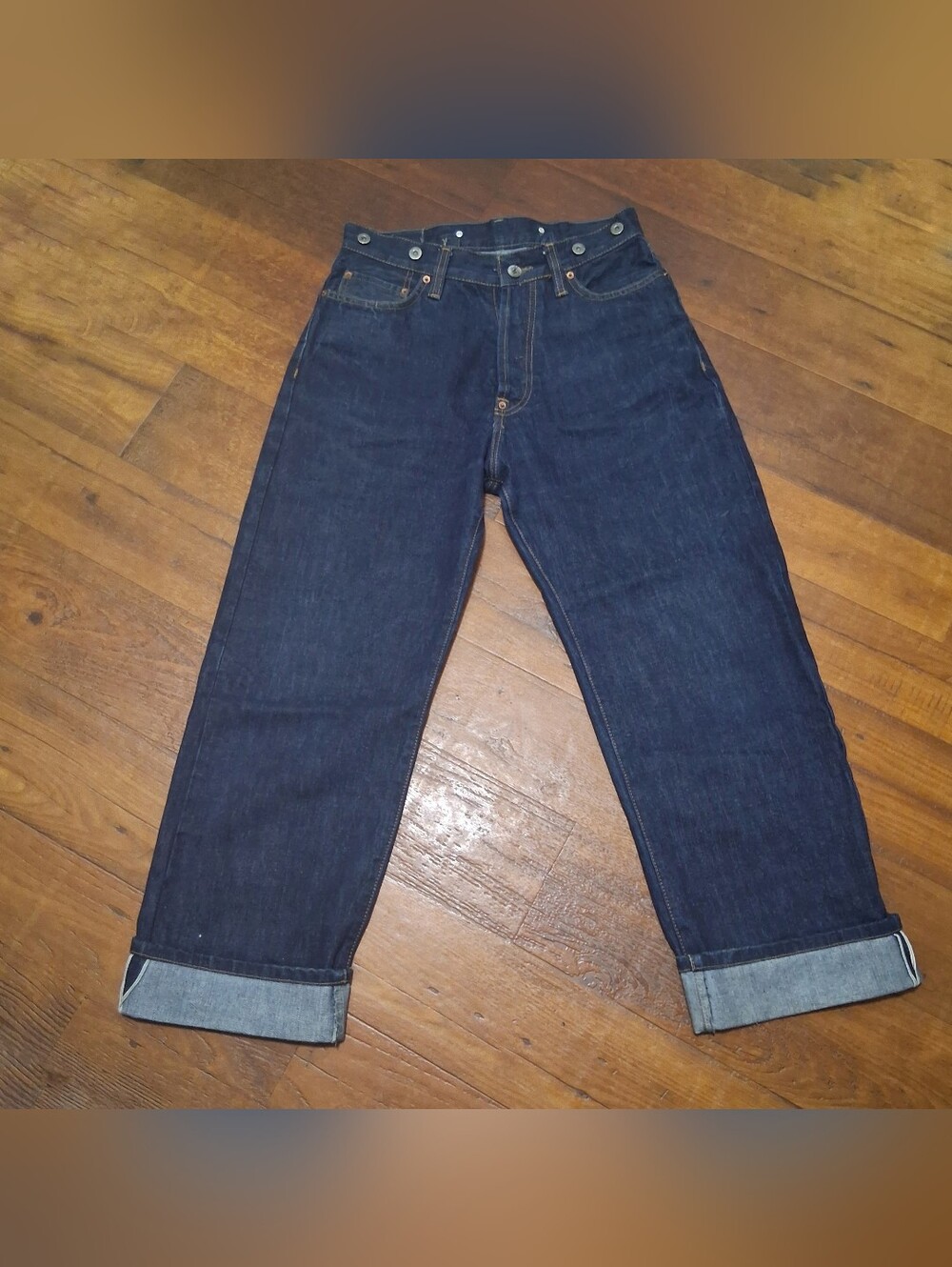 Men's Freddie's Of Pinewood 1940s Style Rockabilly Denim Jeans